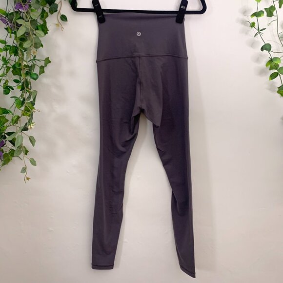 Lululemon Wunder Under Moon Phase Gray Hi-Rise Leggings Size 6 - Picture 3 of 6
